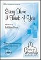 Every Time I Think of You SATB choral sheet music cover